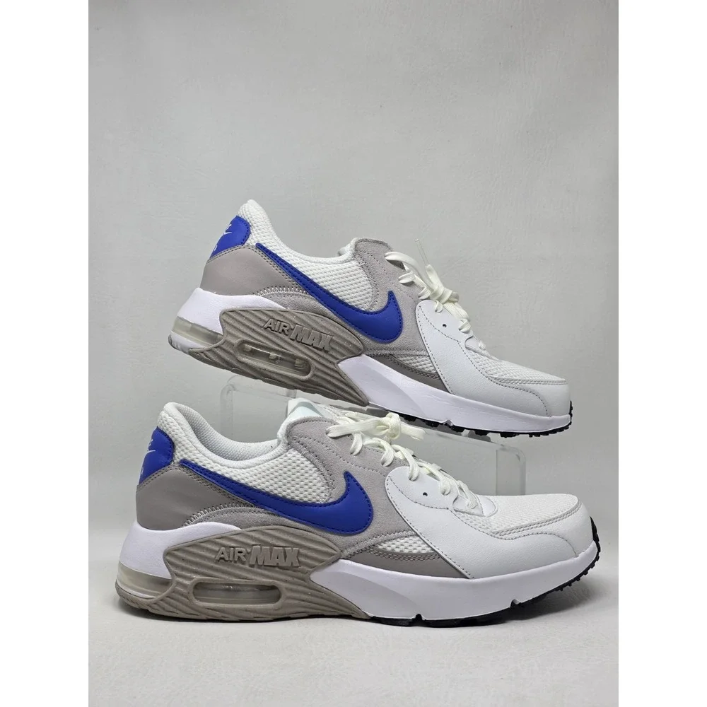 Nike Air Max Excee Mens Sneakers Shoes White Grey Blue Size 10 FZ5486-101 New